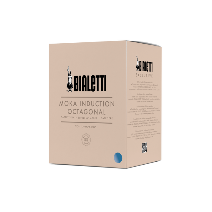 Moka Exclusive Octagonal Induction Stovetop Coffee Maker