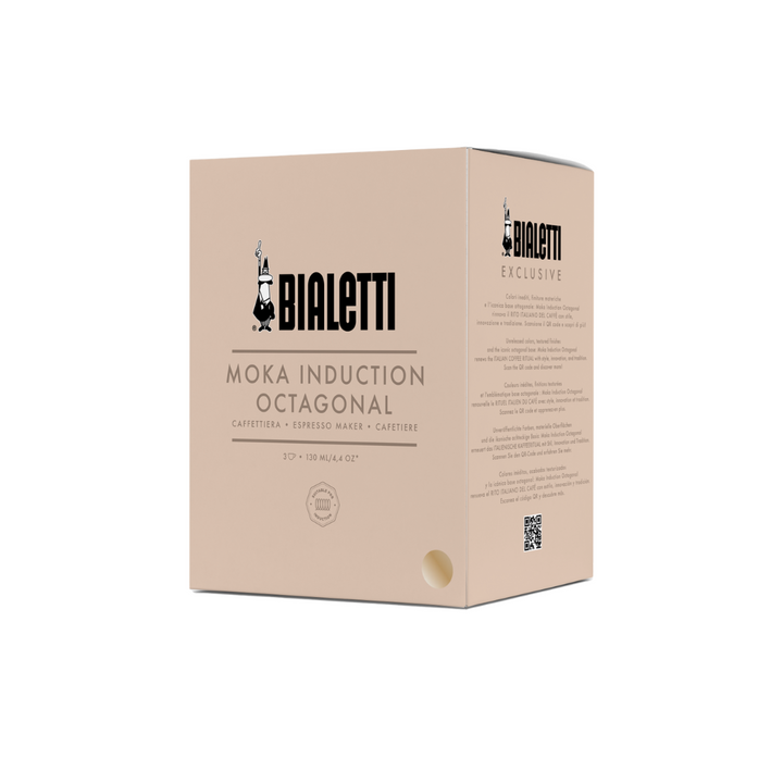 Moka Exclusive Octagonal Induction Stovetop Coffee Maker