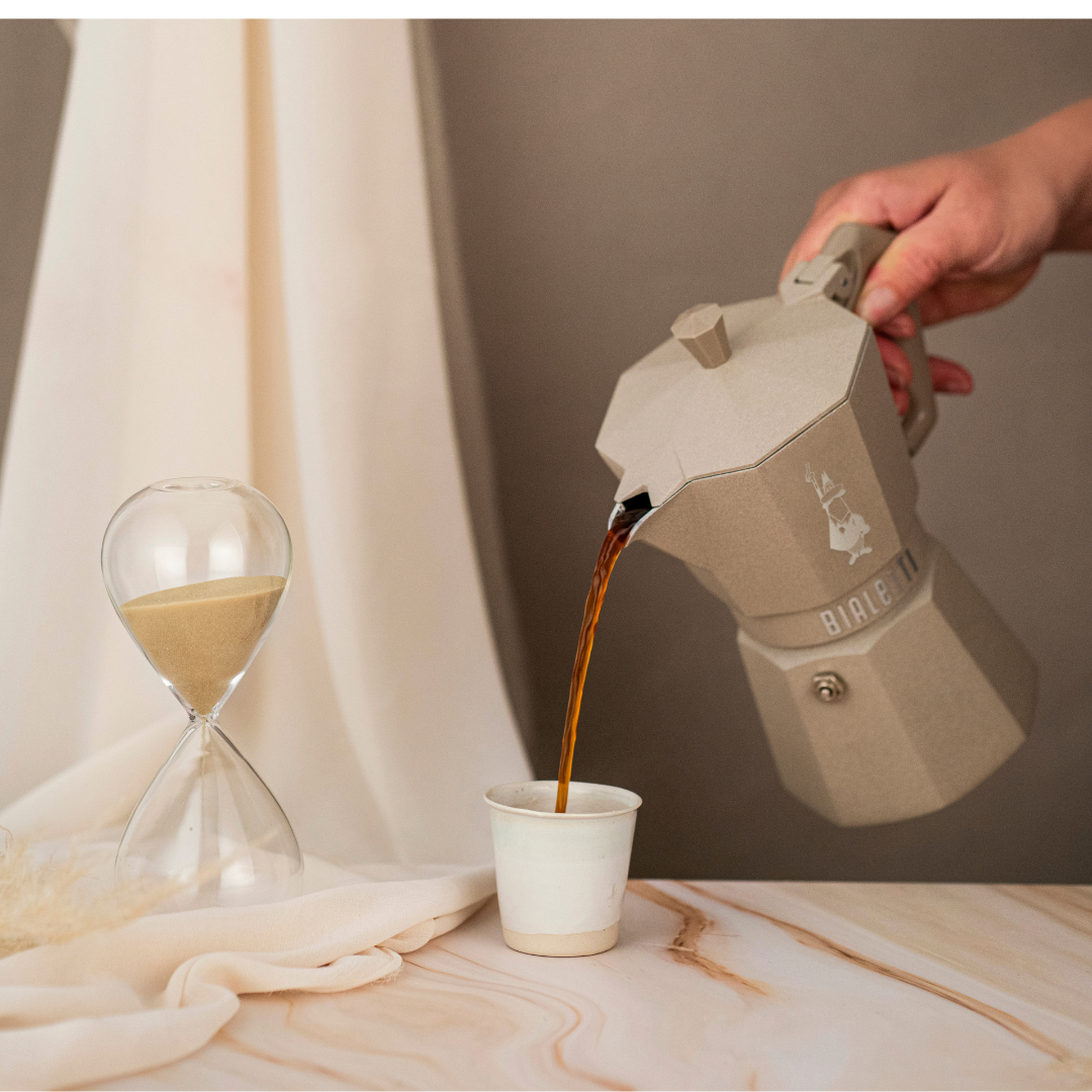 Moka Exclusive Octagonal Induction Stovetop Coffee Maker