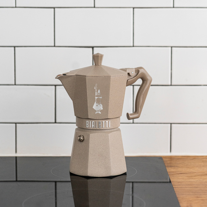 Moka Exclusive Octagonal Induction Stovetop Coffee Maker