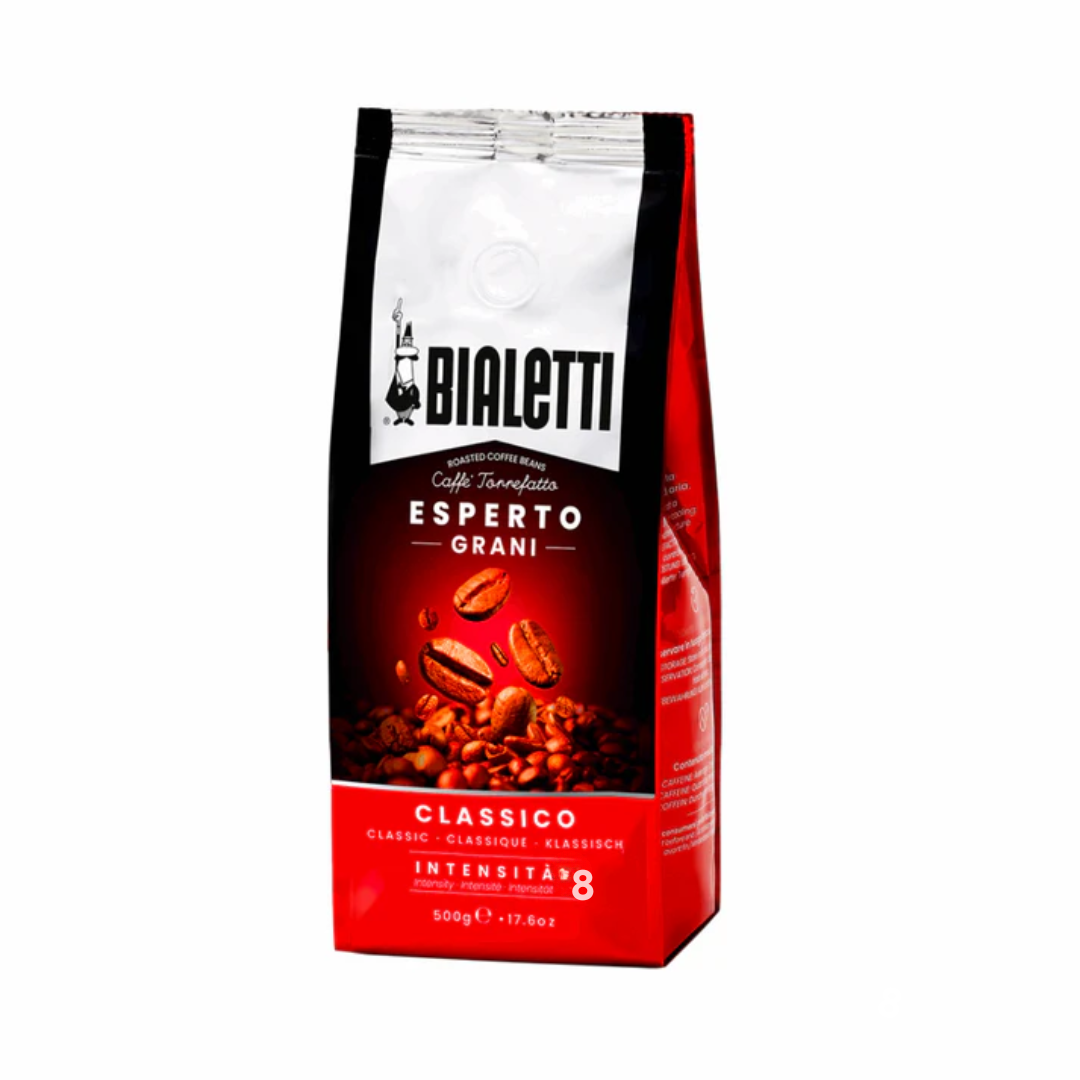 Bialetti Whole Bean Coffee Classico Packaging Red