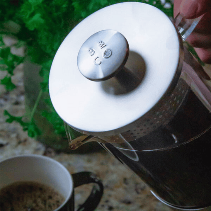 stainless steel lid cafetiere